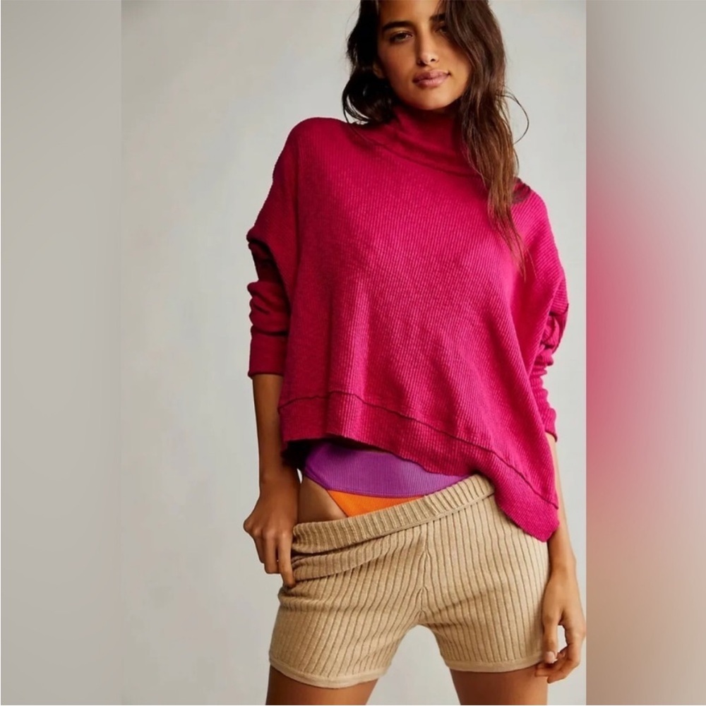 Free People Moon Daisy Thermal Pullover